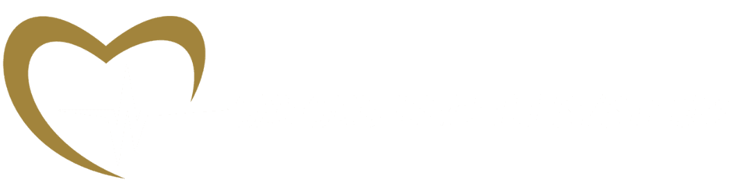 Heart with a pulse icon in the center, Oxford Health Systems Paramedics Logo white